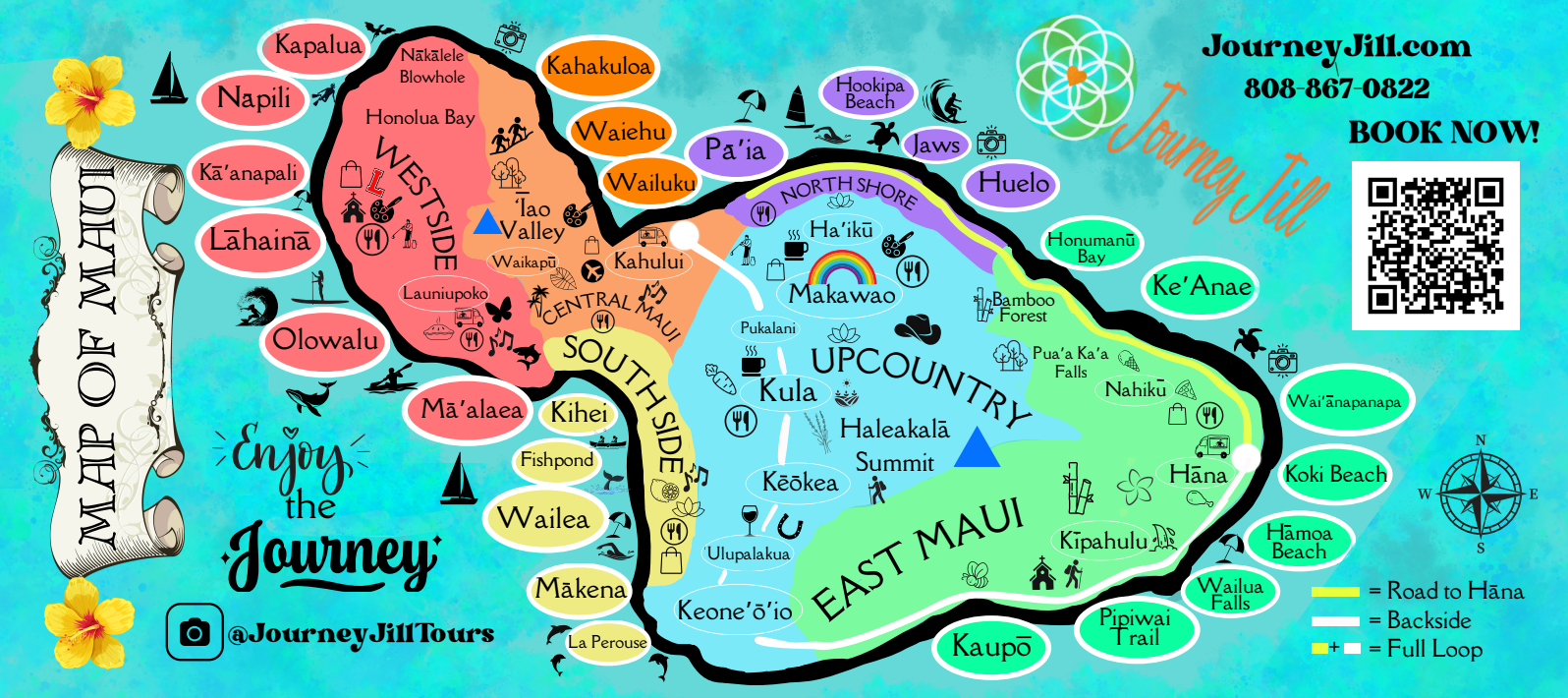 Maui Visitor Guide interactive map